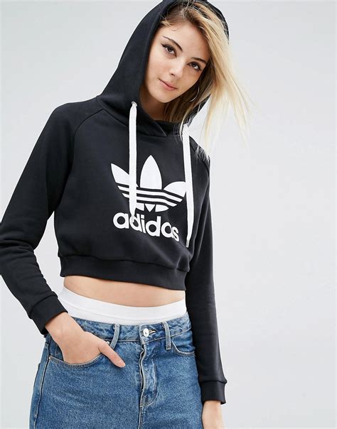 adidas originals cropped hoodie